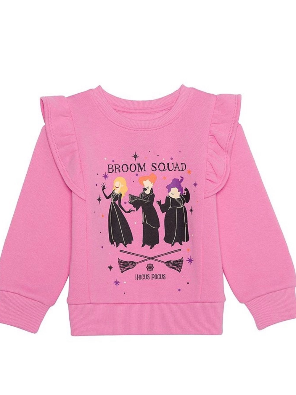 Hocus Pocus -Broom Squad' Ruffle Sweatshirt